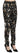 Dolce & Gabbana Black Jazz Club Print High Waist Tapered Pants