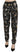 Dolce & Gabbana Black Jazz Club Print High Waist Tapered Pants