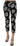 Dolce & Gabbana Black Palm Leaf Print Skinny Pants