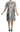 Dolce & Gabbana Silver Sequined Crystal Shift Gown Dress
