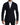 Dolce & Gabbana Dark Blue Dotted Double Breasted Coat Blazer