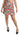 Dolce & Gabbana White Green Red Floral High Waist Mini Skirt
