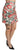 Dolce & Gabbana White Green Red Floral High Waist Mini Skirt