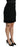 Dolce & Gabbana Black A-line High Waist Mini Viscose Skirt
