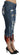 Dolce & Gabbana Blue Feathers Low Waist Cropped Cotton Jeans
