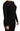 Dolce & Gabbana Black Silk Lace Crew Neck Long Sleeve Blouse