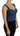 Dolce & Gabbana Blue Sleeveless Bustier Blouse Cotton Top
