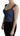 Dolce & Gabbana Blue Sleeveless Bustier Blouse Cotton Top