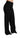 Dolce & Gabbana Black Wide Leg Flared Trouser Cashmere Pants