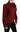 Dolce & Gabbana Maroon Long Sleeve Shirt Blouse Silk Top