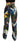 Dolce & Gabbana Multicolor Print High Waist Straight Pants