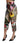 Dolce & Gabbana Silk Multicolor Print High Waist Cropped Pants