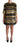 Dolce & Gabbana Polyester Black Gold Leopard Shift Mini Dress