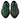 Dolce & Gabbana Green Leather Crystal Dress Broque Shoes