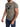 Guess Brown Cotton Stretch Logo Print Men Casual Perforated T-shirt