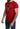 Guess Red Cotton Logo Print Men Casual Top Perforated T-shirt
