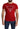 Guess Red Cotton Logo Print Men Casual Top Perforated T-shirt