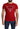 Guess Red Cotton Logo Print Men Casual Top Perforated T-shirt