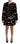 Dolce & Gabbana Black Giraffe Print Shift Mini Dress