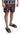 Dolce & Gabbana Maroon Hats Print Beachwear Shorts Swimwear