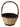 Dolce & Gabbana Chic Beige Wicker Basket Tote Bag