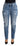 Dolce & Gabbana Blue Tattered Skinny Denim Cotton Blend Jeans