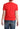 Moschino Red Printed Cotton Short Sleeves Tops Blouse T-shirt