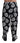 Dolce & Gabbana Black Leaf Cotton Stretch Trouser Pants Pants