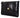 Dolce & Gabbana Black Leather Coin Purse Wristlet Mirror Agnese Wallet