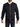 Dolce & Gabbana Blue Silk Coat Short Bomber Men Jacket