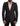 Dolce & Gabbana Black Striped Slim Fit Wool Coat Blazer