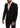 Dolce & Gabbana Black Cotton Slim Fit Coat Jacket  Blazer
