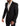 Dolce & Gabbana Black Linen Slim Fit Coat Jacket Blazer