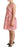 Dolce & Gabbana Pink Floral Jacquard Pleated Sheath Dress