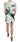 Dolce & Gabbana White Black Blue Shift Short Mini Dress