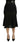 Dolce & Gabbana Black Mermaid High Waist Midi Silk Skirt