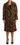 Dolce & Gabbana Multicolor Notch Lapel Long Cardigan Coat