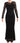 Dolce & Gabbana Black Cotton Lace Mermaid Long Sleeves Dress