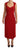 Dolce & Gabbana Red Sweetheart Sleeveless Midi Stretch Dress