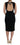 Dolce & Gabbana Black Stretch Crystal Sheath Gown Dress