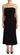 Dolce & Gabbana Black Silk Stretch Strapless Sheath Midi Dress