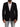 Dolce & Gabbana Black Wool Single Breasted Suit GOLD Jacket