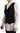 Dolce & Gabbana Black Button Down Sleeveless Vest Polyester Top