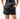 Dolce & Gabbana Black Lambskin Women Short