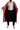 Dolce & Gabbana Red White Striped Silk Mens Night Gown Robe