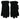 Dolce & Gabbana Black Leather Motorcycle Biker Mitten Gloves