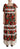 Dolce & Gabbana Multicolor Geranium Print Lace Long Maxi Dress