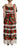 Dolce & Gabbana Multicolor Geranium Print Lace Long Maxi Dress