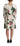 Dolce & Gabbana White Rose Print Long Sleeves A-line Dress