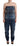 Dolce & Gabbana Dark Blue Cotton Strapless Denim Jumpsuit Dress